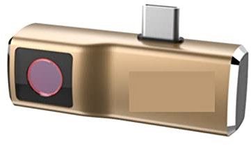Termocamera Commerciale Termocamera Termocamera Termocamera a infrarossi Riparazione di Ispezione per l'Ispezione degli Edifici (Color : Gold, Size : 0)
