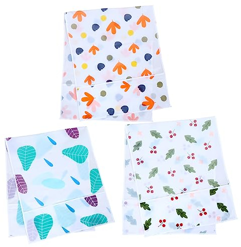 Artibetter 3pcs Peva Fridge Cover Liner Fridge Dust Cover for Kitchen Accessory Top Sealing Accessories