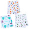 Artibetter 3pcs Fridge Cover Peva Refrigerator Protector Odorless Easy to Clean Multi-functional Storage Stylish Cherry Leaf Nordic Leaf Design for Kitchen Use