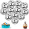 12 Stück Mini Discokugel, Discokugel Klein, Discokugel Deko, Disco Spiegel Ball, 3 cm Discokugel Silber Discokugel, Spiegelkugel Zum Aufhängen, Discokugeln Für Hochzeit Geburtstagsfeier ﻿