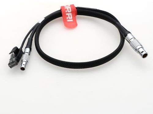 DRRI ARRI Alexa Mini LF, Alexa Classic XT SXT 10Pin to Rj45 Ethernet Camera Control Power Cable for Teradek COLR