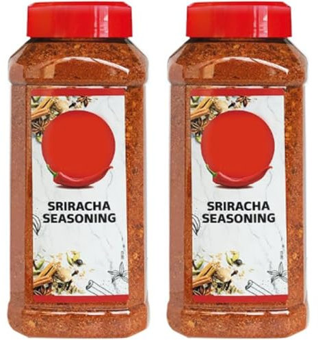 Eye yes eff Eye Sriracha Seasoning Powder 700g – Spicy & Tangy Dry Hot Sauce Mix – Authentic Thai-Inspired Flavour – Ideal for Snacks, Fries, Popcorn, Marinades, BBQ & Cooking (Pack of 2)
