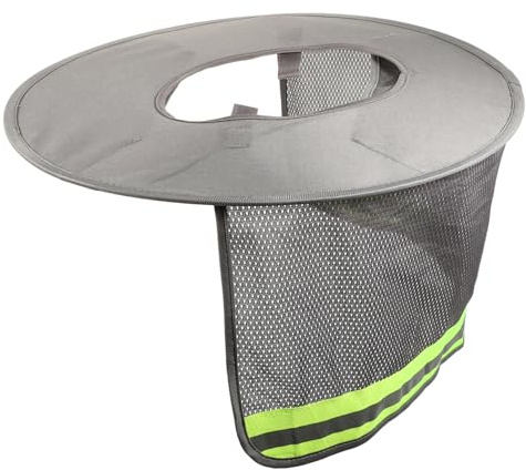 HOMOCONO Protezione Casco con Visiera Estesa Antisole per e Outdoor Accessorio Traspirante per Edilizia e Giardinaggio Solare Completo per Testa e