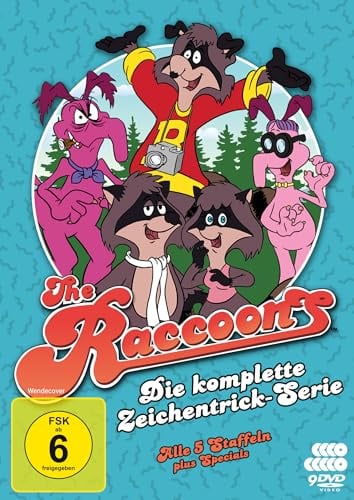 Die Raccoons - Die komplette Zeichentrickserie (5 Staffeln plus Specials) [DVD] [1980]