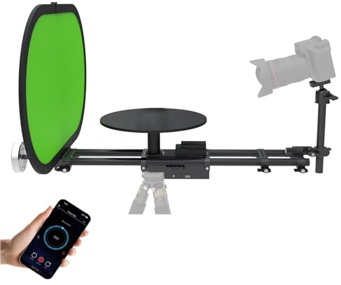 Motorized 360° Photography Turntable with APP Control, Automatic Synthesis, 8kg Bearing for Product Photography