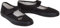 shelikes Girls Boys School PE Pumps Gym Black Trainers Touch Fastening Dance Plimsolls[Butterfly 1 UK]