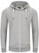 riverso Sweatjacke Herren mit Kapuze Reißverschluss Regular Fit RIVThilo Kapuzenjacke Grau XL, Größe:XL, Farbe:Grey 1