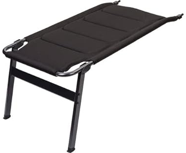 Berger Novara Repose-Pieds autoportant XL Tabouret de Camping, Siège Rabattable jusqu'à 120 kg, Aluminium, Polyester, Polychlorure, 90 x 53 cm