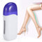Electric Roll On Wax Warm Machine, Roll on Wax Heater Depilatory Wax Warmer Waxing Kit for Hair Removal Cartridge Melting Waxing Machine with Base for Home and Salon