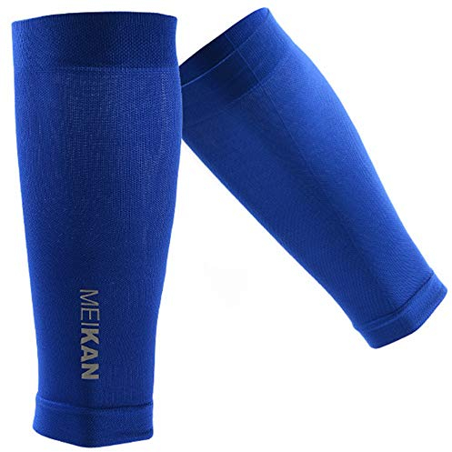MEIKAN Kompressions-wadenbandage,Waden-Kompressionsstrümpfe ohne Fuß, für Damen & Herren, Beinstulpen für Sport, Laufen, Gegen Krampfadern, Krämpfe, Ball- & Ausdauersportarten