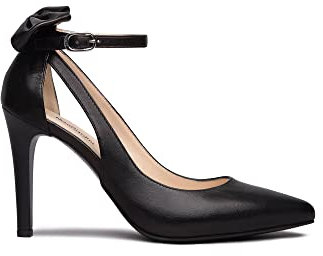 Nero Giardini E211072DE Décolleté Donna in Pelle - Nero 38 EU