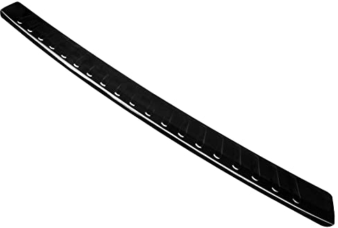 Aroba AR329-BL Edelstahl Schwarz Black Chrome Ladekantenschutz kompatibel mit Volkswagen Passat Variant B7 Kombi BJ. 11.2010-9.2014 passgenau Abkantung Farbe Schwarz-Anthrazit