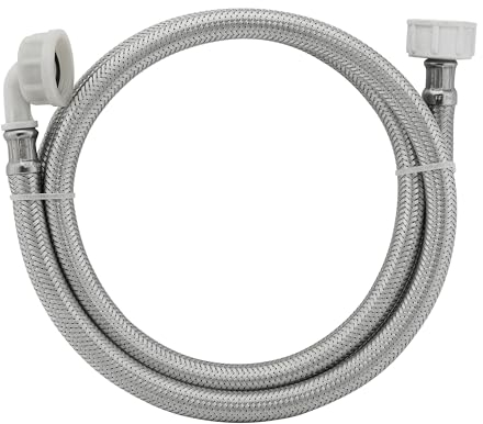 Tubo in acciaio inossidabile per lavatrice QUICK PLOMBERIE