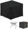 LAMUNI Housse Table de Jardin, 90x90x90cm Bâche Salon de Jardin Carré Housse Protection Salon de Jardin Imperméable Bache Table de Jardin, Anti-UV, 420D Oxford Housse Table Exterieur