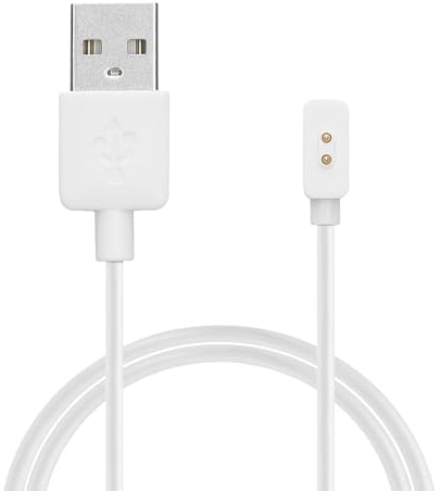 kwmobile Cable de carga compatible con Xiaomi Redmi Watch 4 / Watch 3 Active/Lite/Smart Band 8/8 Pro/Band 2 cable - Conector USB con base de conexión para smartwatch - 100