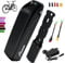 Adaluolo 36V Ebike Battery 10AH Hailong Electric Bike Battery Lithium ion Bicycle Battery with Charger, 4 Pin Fix Plate, Connector for 100W-750W Motor
