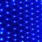 DINOWIN Lichternetz Außen Batteriebetrieben 2x3M 192LED Garden Net Lichter 8 Modi Dekoration Beleuchtung Wasserdicht Netz Lichtervorhang für Halloween Weihnachten Hochzeit Party (Blau)