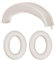 Silicone Protective Case for Bose QC35 & QC45 Headphones - Shockproof & Dustproof Headphone Cover (Beige)