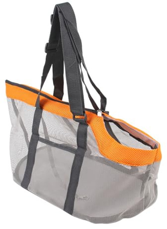 ifundom Haustiertransporttasche Aluminiumlegierung Atmungsaktive aus Tragbare und Nylon mit Netzgewebe für Welpen und Katzen Beim Reisen und Sightseeing