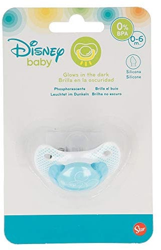 Stor Packung 1 ANATOMISCHER Schnuller MIT SILIKONSAUGER 0-6 M Mickey