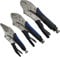 US PRO 3pc Locking Plier Set Long Nose & Curved Jaw Mole Vice Vise Grips 2074