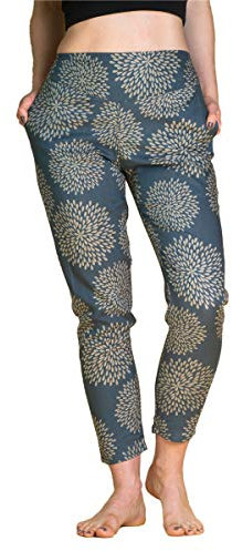 PANASIAM CM1 Carrot Pants, 08 Flower Petrol M