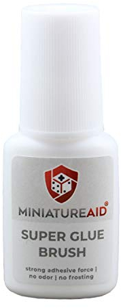 Perfekt für den Modellbau, Sekundenkleber 10g Pinselflasche, geruchsarm, keine ätzenden Dämpfe, transparent - hinterlässt keine weißen Rückstände …