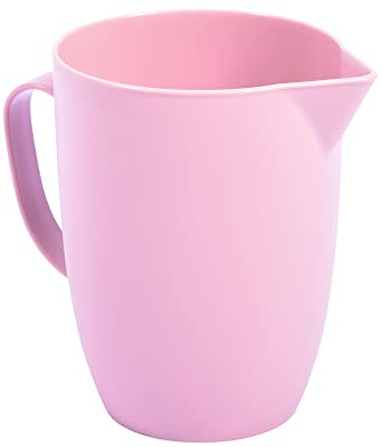Carafe en plastique rose de 1,5 l