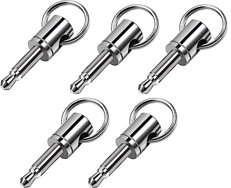 Headphone Jack Adapter Keychain Dongle Holder, Compatible with Lightning / USB Type-C to 3.5mm Audio Dongle, Gaming Headset USB Aux Adapter, TRRS 4-pole, External Sound Card [5-Pack]