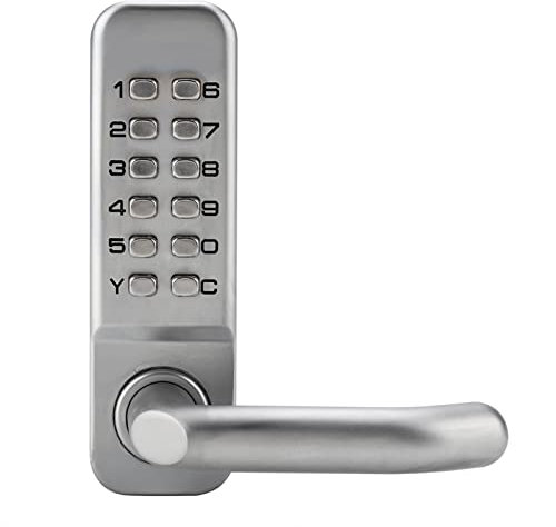 Yosoo Health Gear Serrure à code de sécurité, serrure à code de porte, code à combinaison de 1 à 11 chiffres en alliage de zinc, serrure à code de sécurité pratique par mot de passe