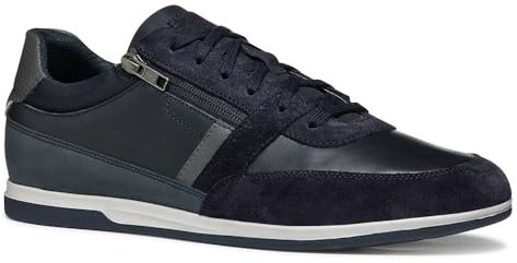 Geox Herren U Renan A Sneaker, Navy, 44 EU