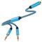 Headphone Splitter for Computer 3.5mm Female to 2 Dual 3.5mm Male Nylon Braided Audio Splitter Cable Microphone Stereo Jack Smartphone Earphones Port Gaming Cord Headset to PC Laptop Adapter