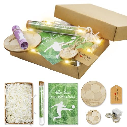 Originelle Fußball Geldgeschenke Geburtstag Fussball Kreative Geldgeschenke Verpackung 18.5 X 12.5 cm Geburtstagskarte Geldgeschenk Für FußBaller Fußballliebhaber Familie Freund Kollege