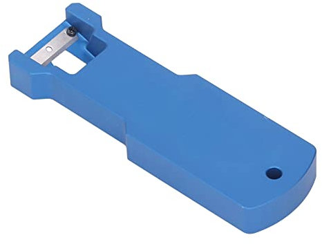 Glasfaserkabelschäler, Metall, tragbares Werkzeug, Längsabisolierer, Aluminium, Blau, für Elektriker