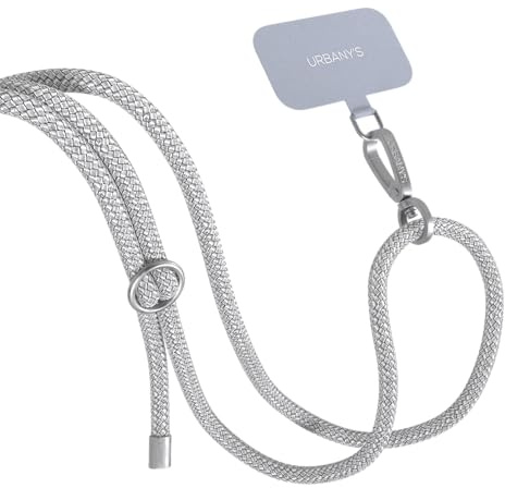 URBANY'S Universelle Premium Handykette Schweizer Qualität (Grau)