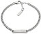 EMPORIO ARMANI Herren Silber-Ton Edelstahl Armband, EGS3189040