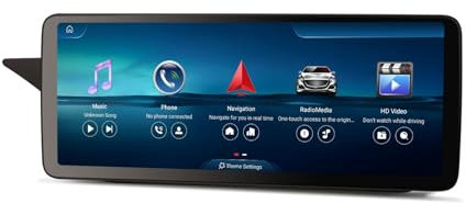 Erisin 12,3 Pulgadas Qualcomm 8GB+128GB Android 14 Radio Coche GPS Navegador para Mercedes Clase E W212 S212 NTG 4.5 Estéreo Bluetooth 5.1 CarPlay Android Auto Dab+ WiFi 4G DSP Pantalla IPS USB TPMS