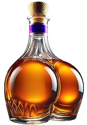 Bouteille à whisky – Bouteille d'alcool de forme réaliste et amusante | Décanteur de vin au design fantaisie | Large application récipient pour saké, thé glacé, tequila, vodka, vin rouge, jus de rhum