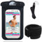 Brazalete Deportivo Movil Impermeable – Funda para Correr y Nadar. Adaptada A Todos Móviles ESTÁNDAR hasta 16cm iPhone 11, 13 Pro Samsung Galaxy S. Android. con Brazalete Alta Vis y Cordón Cuello.