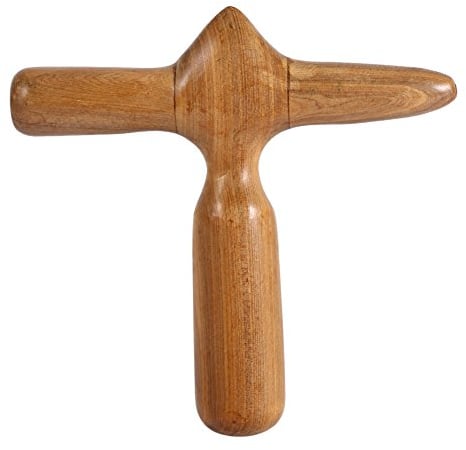 Salmue Holz Massager 6 Arten Vietnam wohlriechende hölzerne Körper Fuß Reflexzonenmassage Akupunktur thailändische Massager Rollen Therapie (#3)
