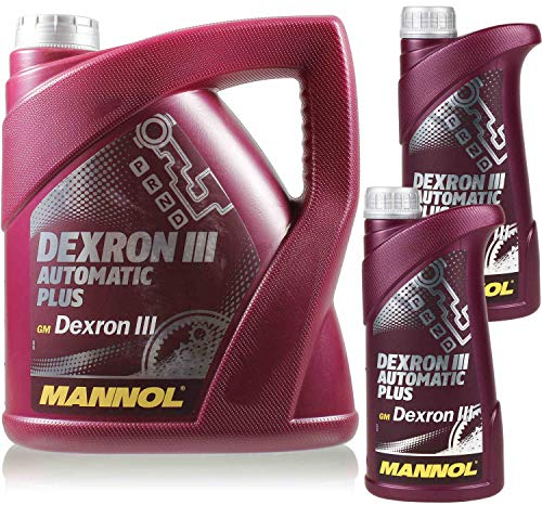 6 Liter Original MANNOL Automatikgetriebeöl Dexron III Automatic Plus Gear Oil
