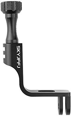SKYJFFJ 90 Grad Aluminium Vertikale Halterung Adapter Ellenbogen Adapter für GoPro Hero 8
