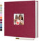 Vienrose Grande album fotografico adesivo Scrapbooking 40 pagine in lino rilegato libro fotografico fai da te, lunghezza 33 x larghezza 32 cm con penna metallica
