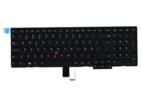 TellusRem ersatztastatur Dänisch Nicht Hintergrundbeleuchtung für Lenovo Thinkpad E531 T540 T540P T550 L540 W540 W550S W550 W541