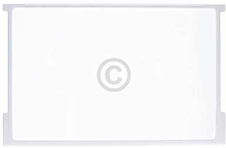 ensipart Glaseinlegeboden kompatibel mit Gorenje 163377 420x100 mm mit Rahmen Glasplatte für Kühlschrank
