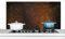 Credence Rouille - Vintage - Tôle d'acier Fond de hotte 120x60 cm Credence aluminium Plaque inox de cuisine