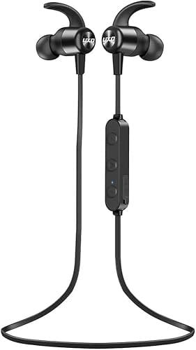 UXD Cuffie Bluetooth, Auricolari Bluetooth Senza Fili, Auricolari Blue-tooth con CVC 8.0 Microfono Incorporato, 20 Ore di Tempo di Utilizzo, IPX7 Impermeabili, Cuffie Sport per Corsa
