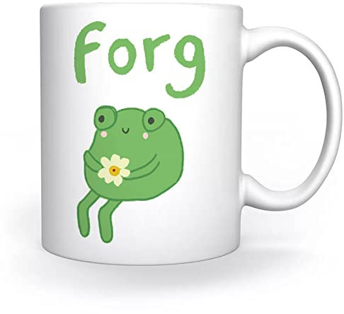 Frog Birthday Cake Meme Tasse Weiß Für Kaffee Tee Cappuccino Kakao Mug White Coffee Tea Cacoa