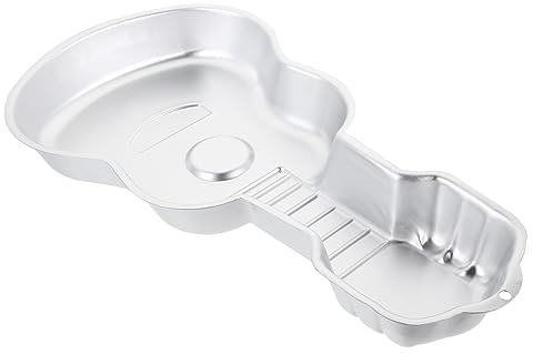 Housoutil Guitar Cake Mould, Aluminum Alloy Guitar Baking Mould, 3D DIY Dessert Molds for Kitchen Home Store