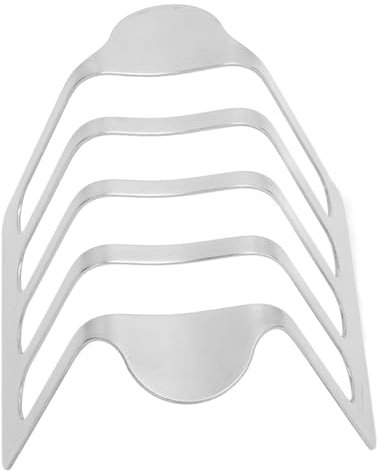 Portapane per Toast in Acciaio Inossidabile, Facile da Pulire, Portapane Vintage Antiruggine, Adatto per la Cottura (Stile 1 3,15x2,76 Pollici)